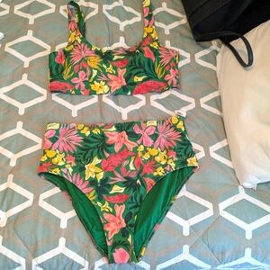 XL Two Piece High-waisted Bikini